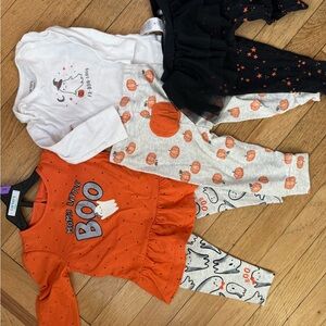 6 piece Halloween Baby Outfit Set 6months